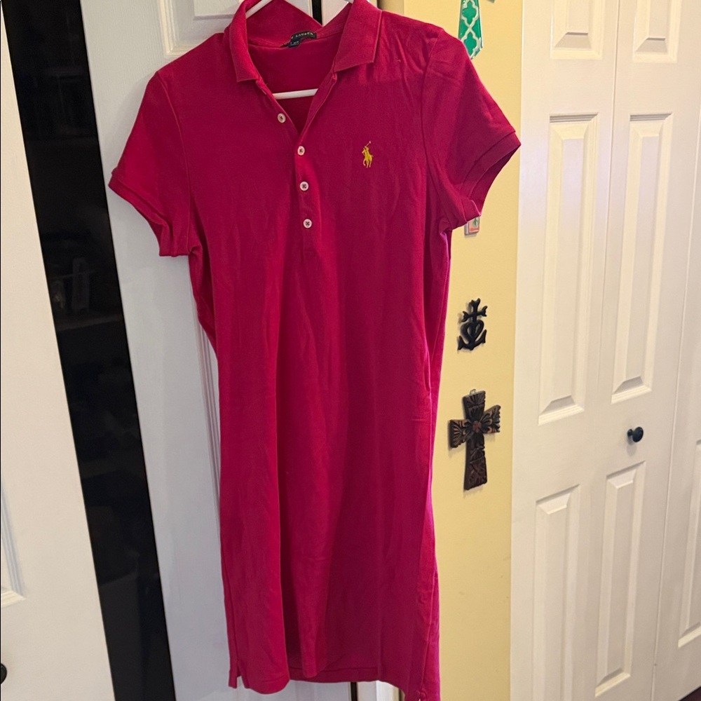 Ralph Lauren Fuchsia Polo Dress